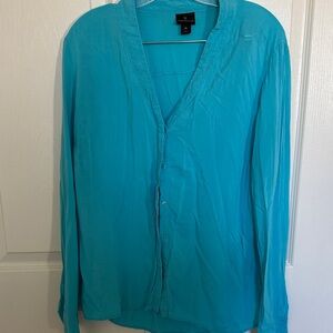 Vince Camuto Aqua Long Sleeve Blouse